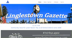 Desktop Screenshot of linglestowngazette.com