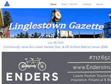 Tablet Screenshot of linglestowngazette.com
